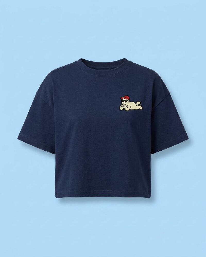 Camiseta boxy «Con gafas»